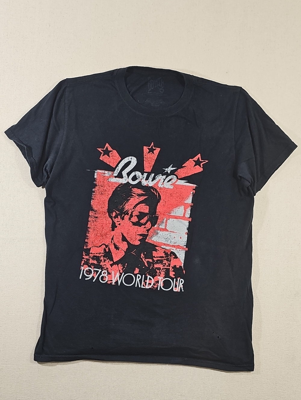 Black Short Sleeve Men's Tee with Subtle Logo